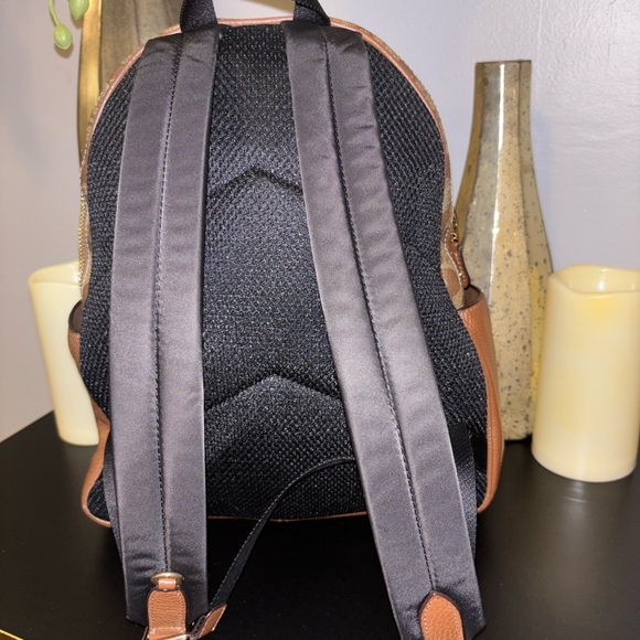Coach Signature Brown and Tan Backpack - Picture 5 of 8